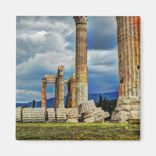 アテネギリシャの古代台なし マグネット