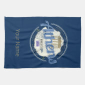 アテネギリシャレトロアクロポリスヴィンテージ土産 キッチンタオル (横)