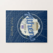 アテネギリシャレトロアクロポリスヴィンテージ土産 ジグソーパズル (横)