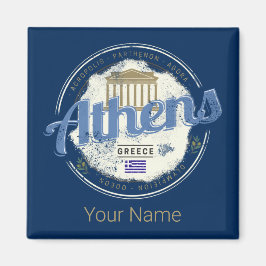 アテネギリシャレトロアクロポリスヴィンテージ土産 マグネット