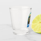 アテネギリシャ旅行アートヴィンテージ ショットグラス (左)