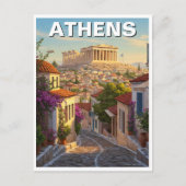 アテネギリシャ旅行 ポストカード (正面)