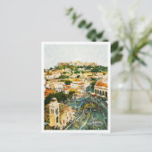 アテネギリシャ美しい油ランドスケッ絵を描プ ポストカード (スタンド正面)