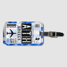 アテネギリシャ荷物タグ ラゲッジタグ