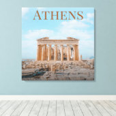 アテネギリシャ キャンバスプリント (インサイチュ (ウッドフロア))