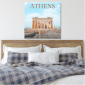 アテネギリシャ キャンバスプリント (インサイチュ (寝室))