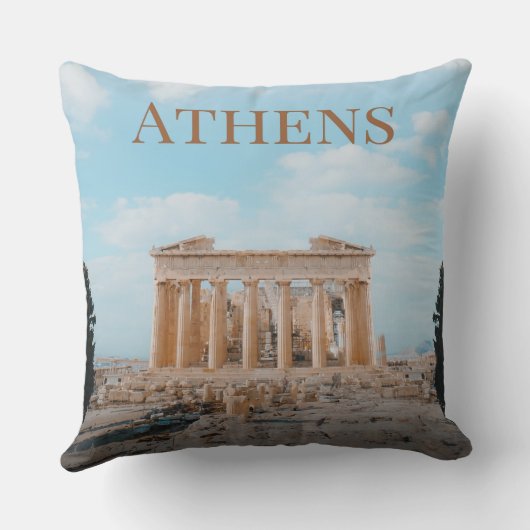 アテネギリシャ クッション (裏面)