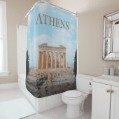アテネギリシャ シャワーカーテン (インサイチュ)