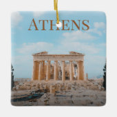 アテネギリシャ セラミックオーナメント (正面)