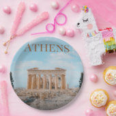 アテネギリシャ ペーパープレート (パーティー)