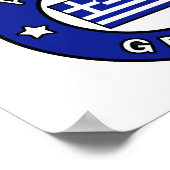 アテネギリシャ ポスター (角)