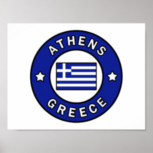 アテネギリシャ ポスター