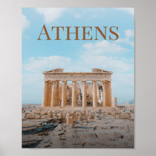 アテネギリシャ ポスター