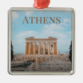 アテネギリシャ メタルオーナメント (正面)