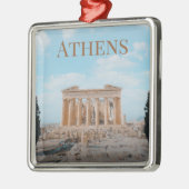 アテネギリシャ メタルオーナメント (左)