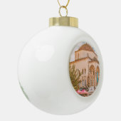 アテネギリシャ，モナスティラキスクエア セラミックボールオーナメント (左)