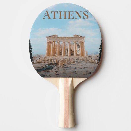 アテネギリシャ 卓球ラケット (正面)