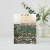 アテネグレシアアクロポリスビュー ポストカード (スタンド正面)