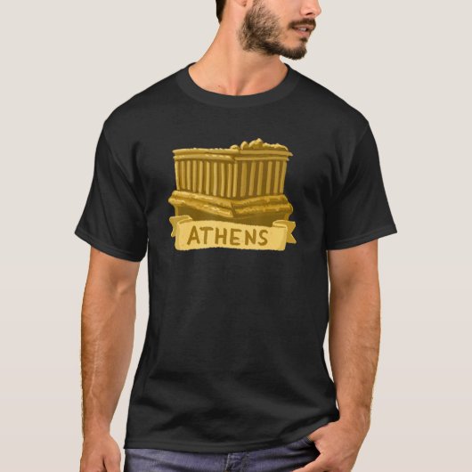 アテネシティギリシャお土産男性へギフトwomen_2 tシャツ (正面)