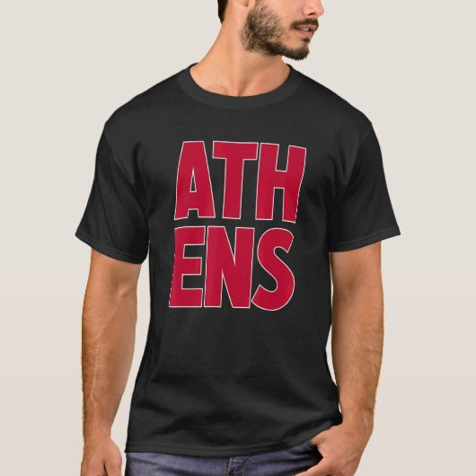 アテネジョージアホーム州3 Tシャツ (正面)