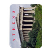アテネテンプルオブヘファイストスビュー冷蔵庫用マグネット マグネット (縦)
