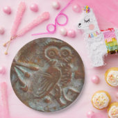 アテネフクロウ ペーパープレート (パーティー)