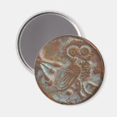 アテネフクロウ マグネット (正面/裏面)