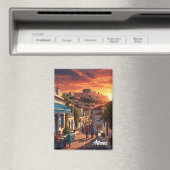 アテネプラカギリシャ旅行 マグネット (インサイチュ (食洗機))