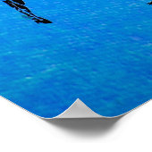 アテネマラソンブループリント ポスター (角)