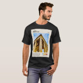 アテネヴィンテージ水彩旅行 Tシャツ (正面フル)