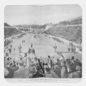 アテネ五輪の復活 スクエアシール (正面)