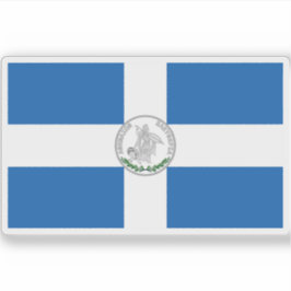 アテネ人の自由の国旗（1945年 – 現在） シール