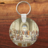 アテネ学校 キーホルダー (正面)