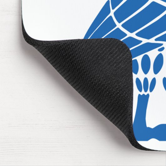 アテネ市自治体国旗の紋章フクロウ・ビ マウスパッド (コーナー)