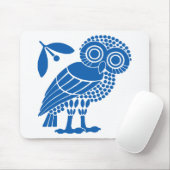 アテネ市自治体国旗の紋章フクロウ・ビ マウスパッド (マウス)