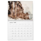 アテネ水彩カレンダー カレンダー (1月 2027)