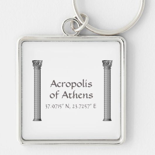 アテネ緯度アクロポリス キーホルダー (正面)