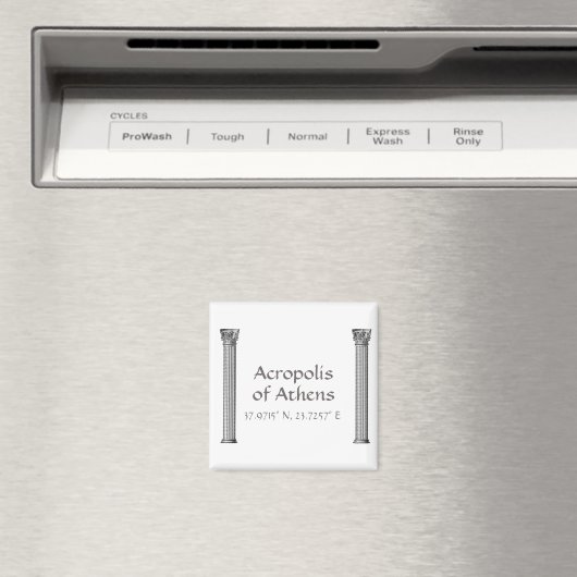 アテネ緯度アクロポリス マグネット (インサイチュ (食洗機))