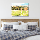 アテネ,オリンピアンゼウスの神殿 キャンバスプリント (インサイチュ (寝室))