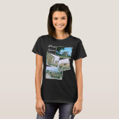 アテネ、ギリシャのからの郵便はがきTシャツ Tシャツ (正面フル)