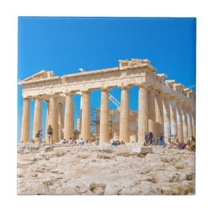 アテネ、ギリシャのアクロポリス タイル