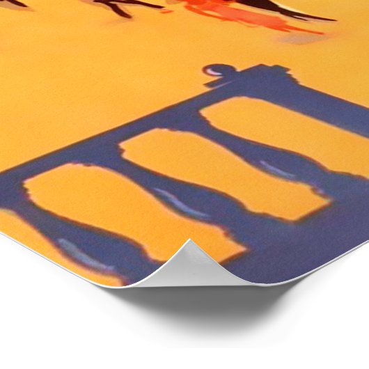 アテネ，ギリシャのヴィンテージ旅行ポスター ポスター (角)