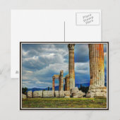 アテネ・ギリシャの古代遺跡 ポストカード (正面/裏面)
