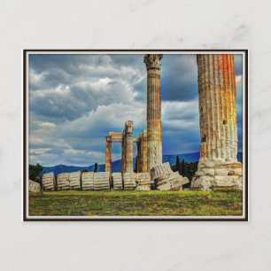 アテネ・ギリシャの古代遺跡 ポストカード