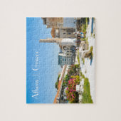 アテネ、ギリシャのHadrianの図書館 ジグソーパズル (縦)