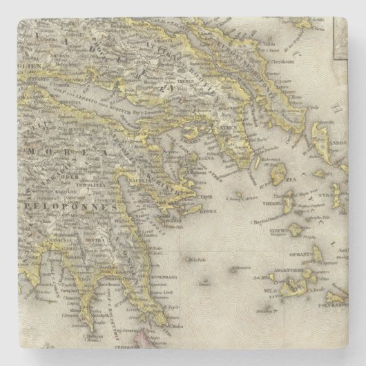 アテネ、ギリシャ ストーンコースター (正面)