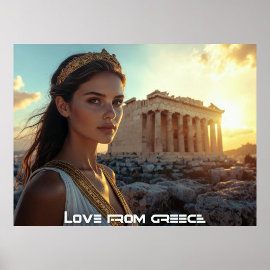 アテネ - ギリシャ ポスター (正面)
