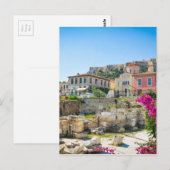 アテネ，ギリシャ ポストカード (正面/裏面)