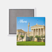 アテネ，ギリシャ マグネット (正面/裏面)