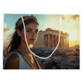アテネ - ギリシャ ラージペーパーバッグ (裏面)